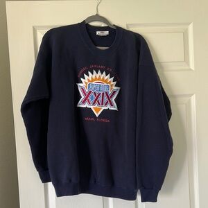Super Bowl XXIX Navy Sweater